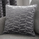 Curtina Kendal Charcoal Jacquard Cushion Curtina Kendal Charcoal Jacquard Cushion